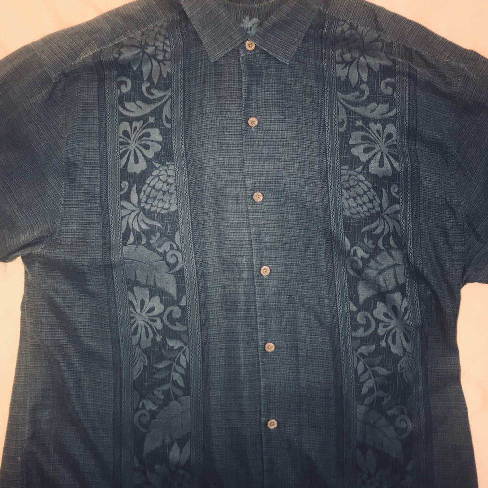 Tommy Bahama Short Sleeve Silk Shirt 1XB